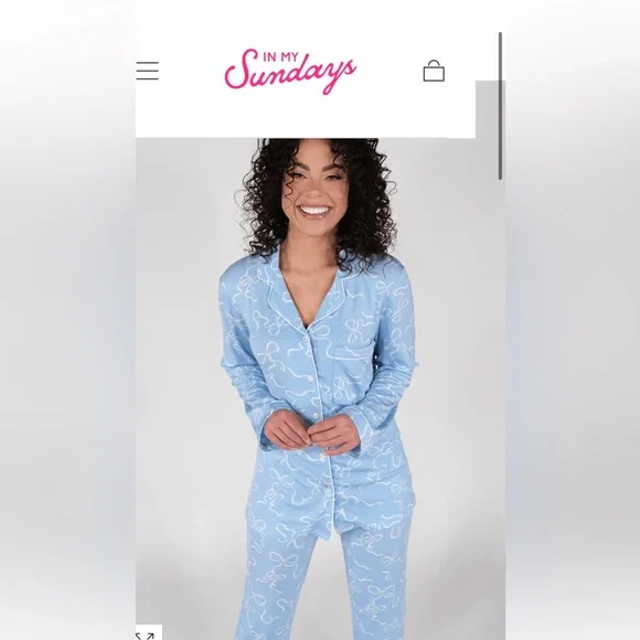 In My Sundays by Mallory Ervin Pajama Set - Picture 1 of 5
